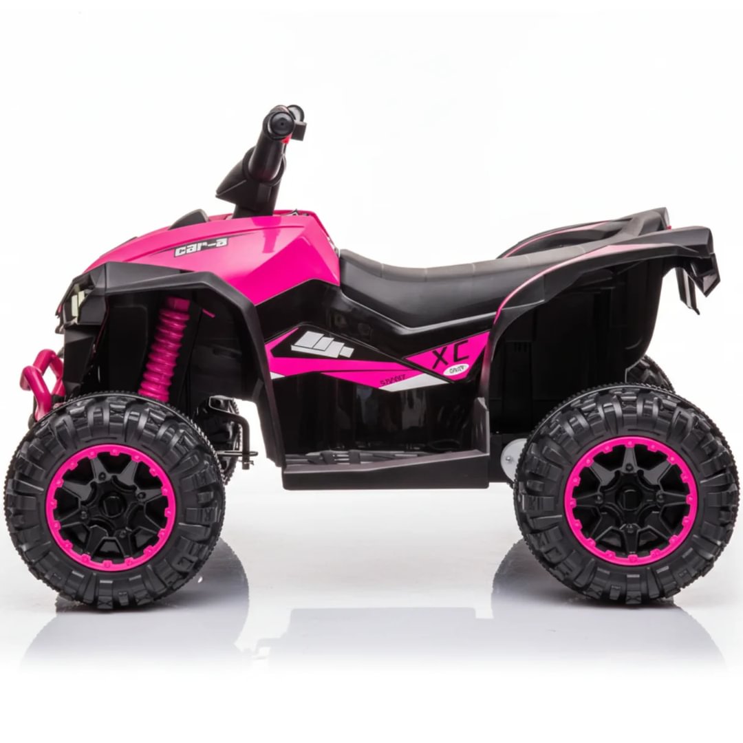 Girls Pink Battery Powered Wheeler Electric Quad For Children XC