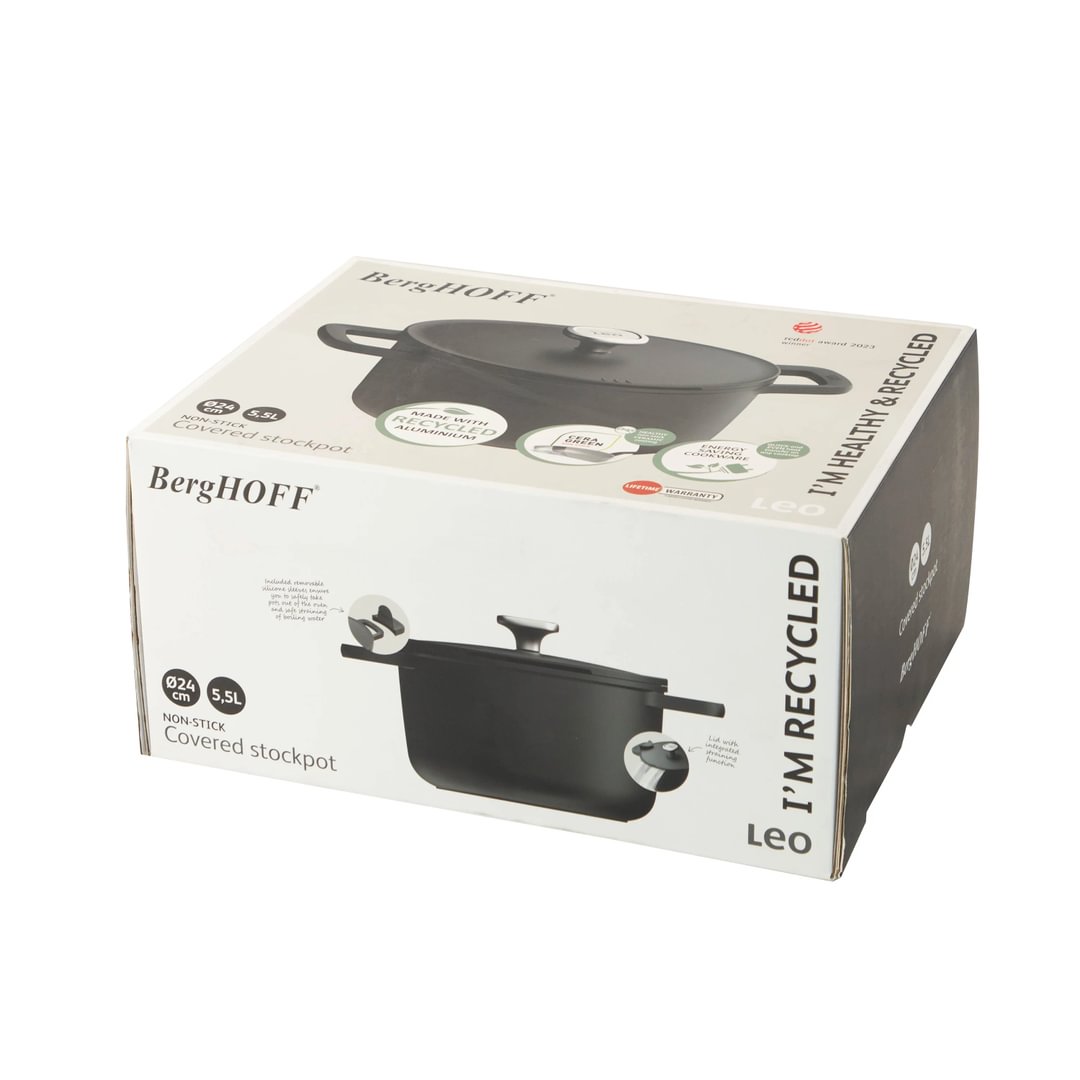 Covered stockpot non-stick  Phantom 24x14cm