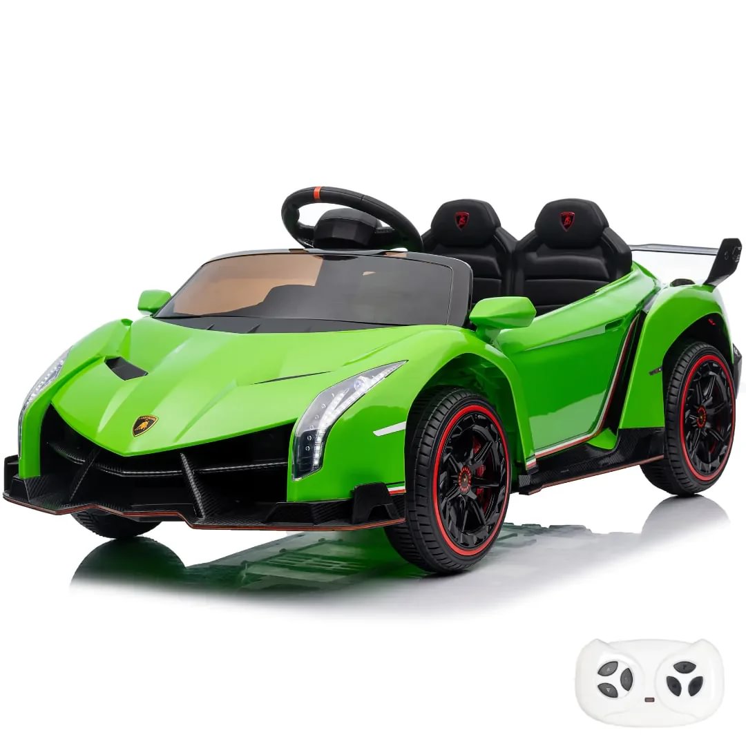 Auto Lamborghini Elettrica per Bambini Veneno 12V Verde