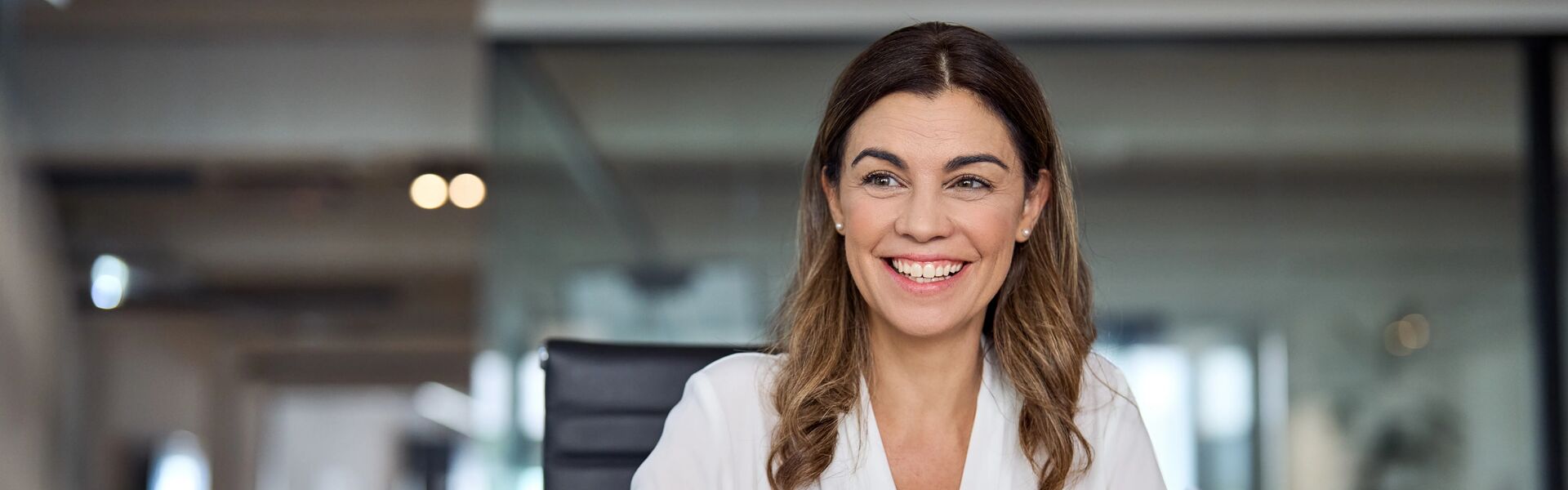Smiling business woman