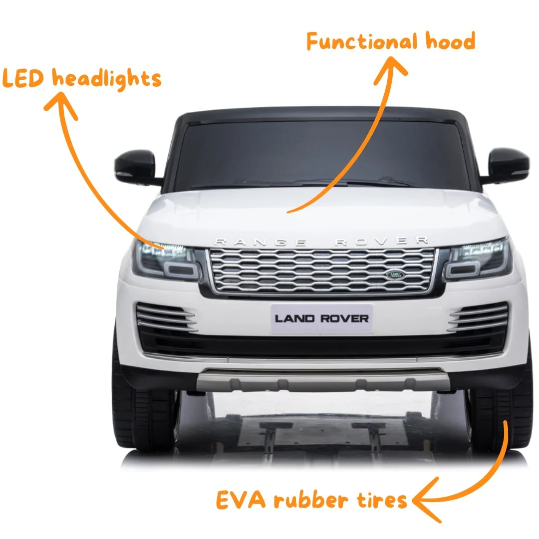 Range Rover Vogue Electric Kids Car 12V (2-seater) - White
