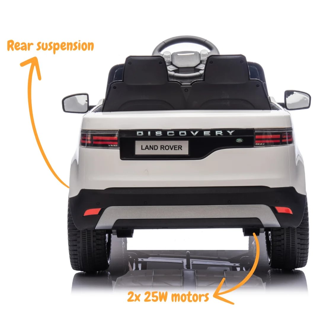 Land Rover Discovery Kids Car 12V - White - Berghoff toys