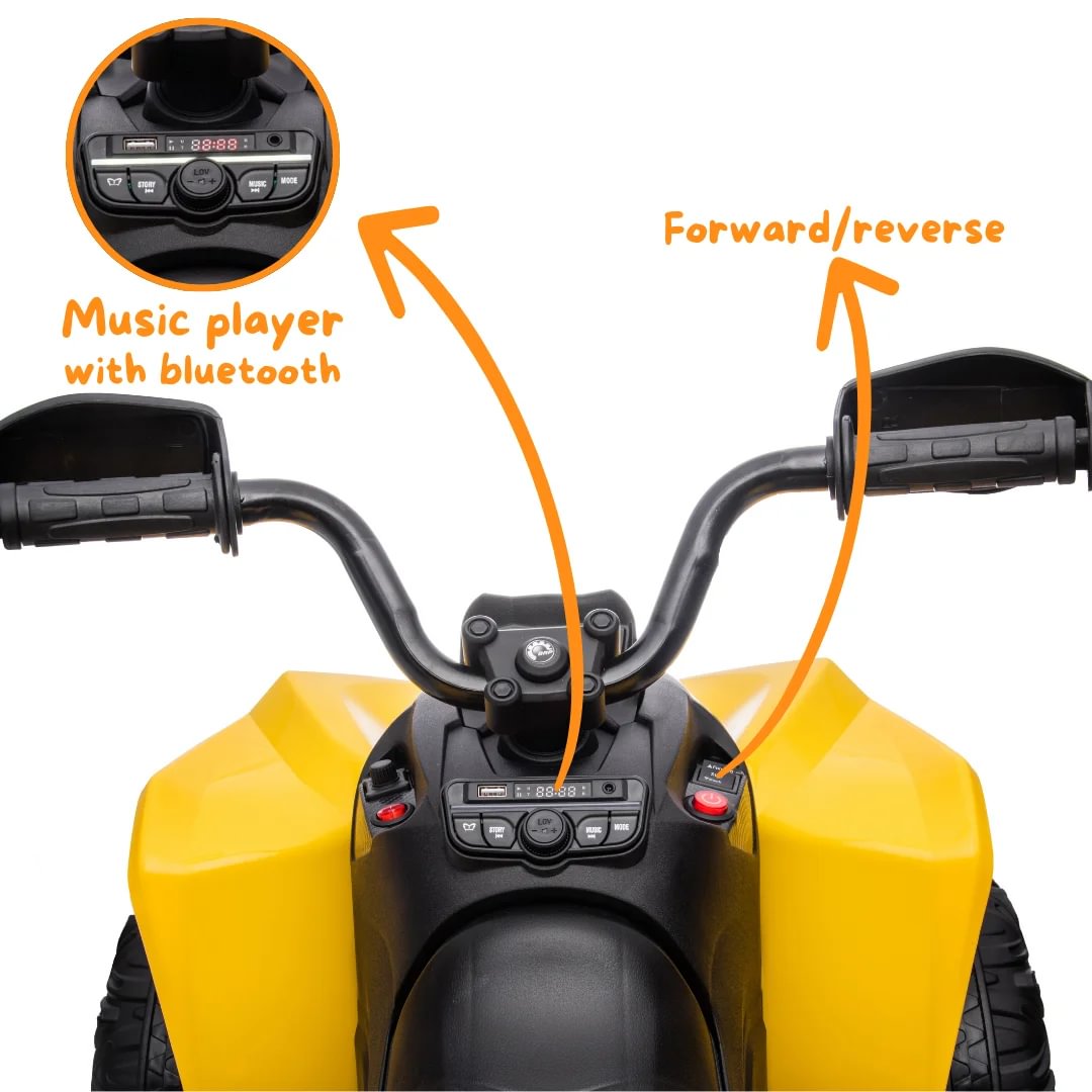 Can Am Renegade 850 Ride-on ATV 12V - Yellow - Berghoff toys