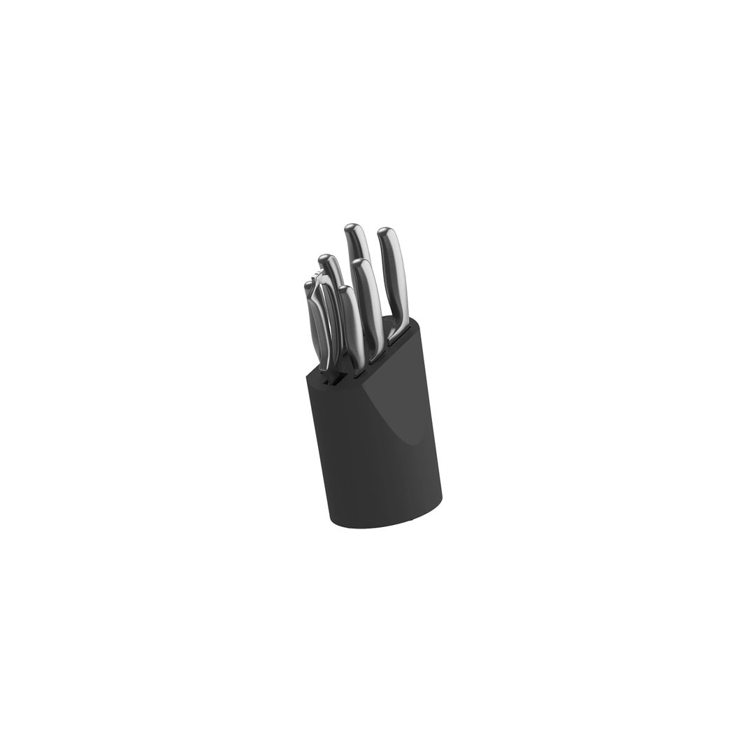 8-pc knife block set Frame