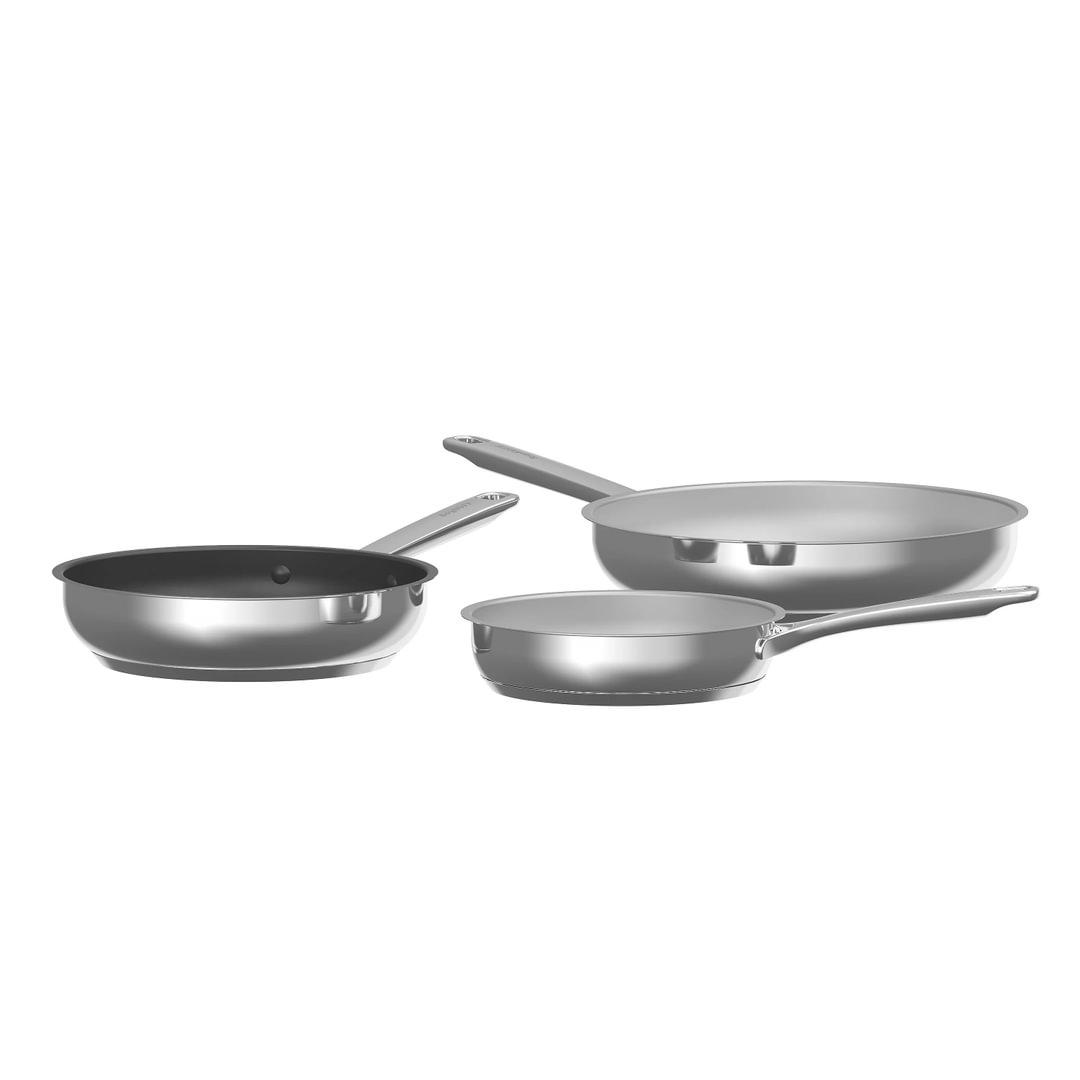 3-pc frying pan set Helix