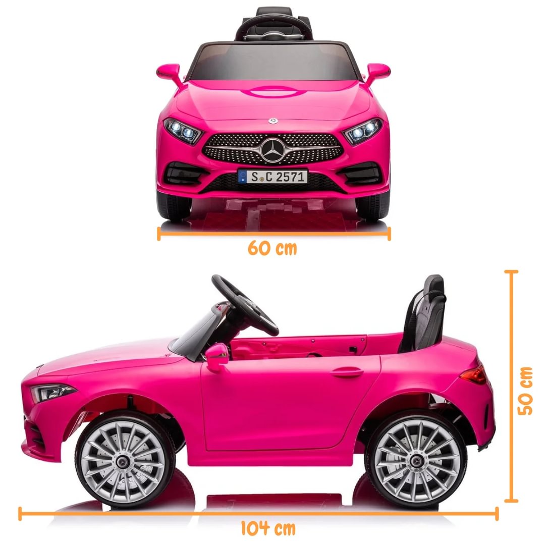 Mercedes CLS350 Electric Kids Car 12V Pink Berghoff toys
