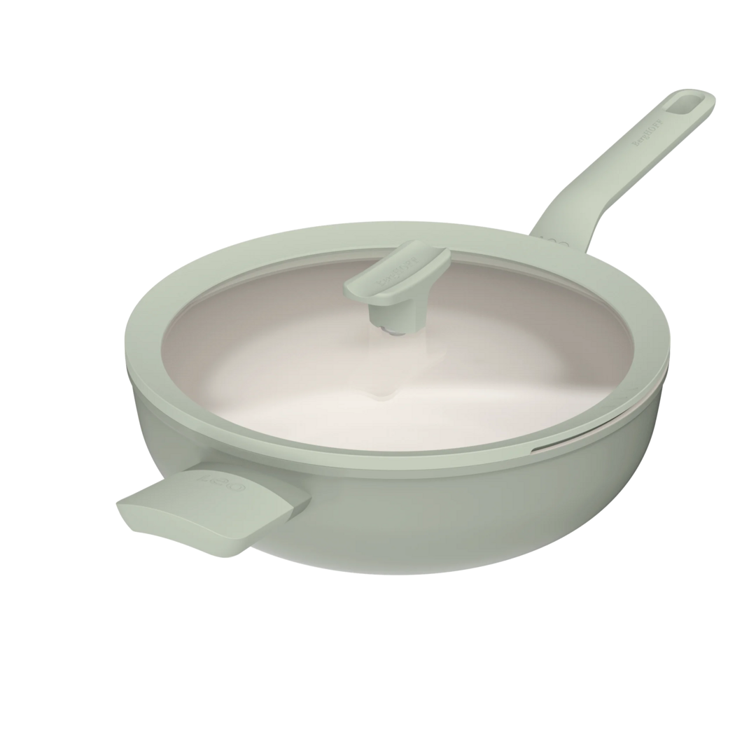 Covered wok non-stick Balance Sage 32cm