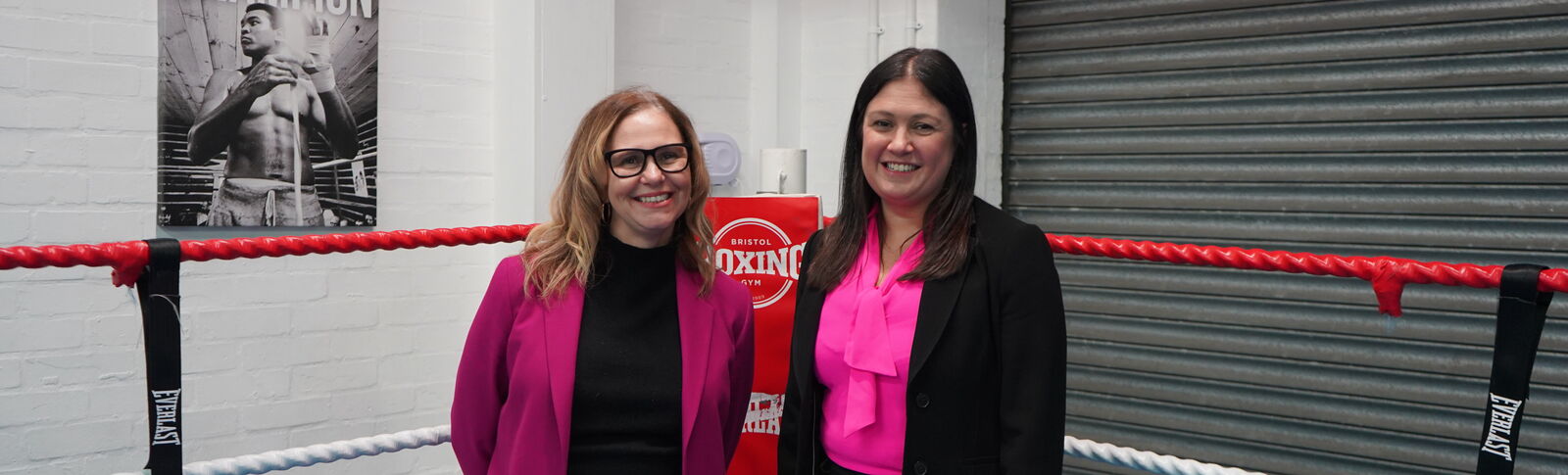 Mayor Helen Godwin and Lisa Nandy