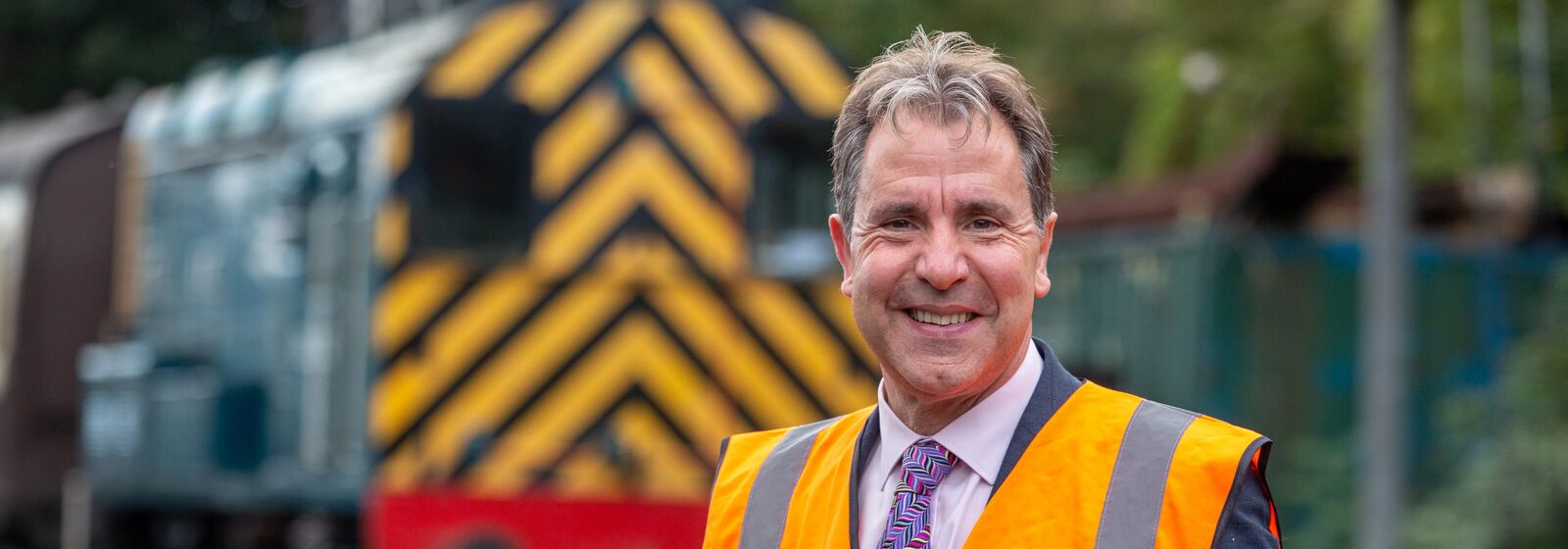 Mayor Dan Norris's headshot at the railway station