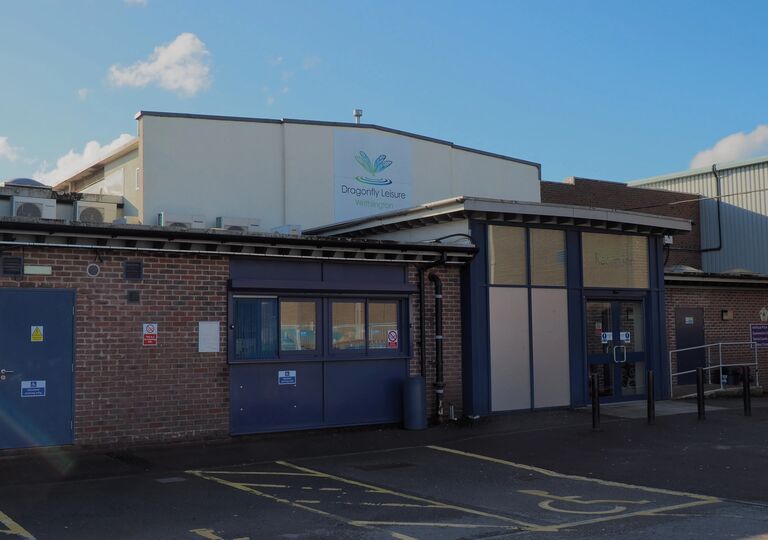 Exterior front entrance of Bristol's first community-run swimming pool and gym