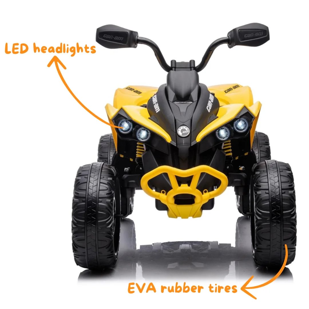 Can Am Renegade 850 Ride-on ATV 12V - Yellow - Berghoff toys