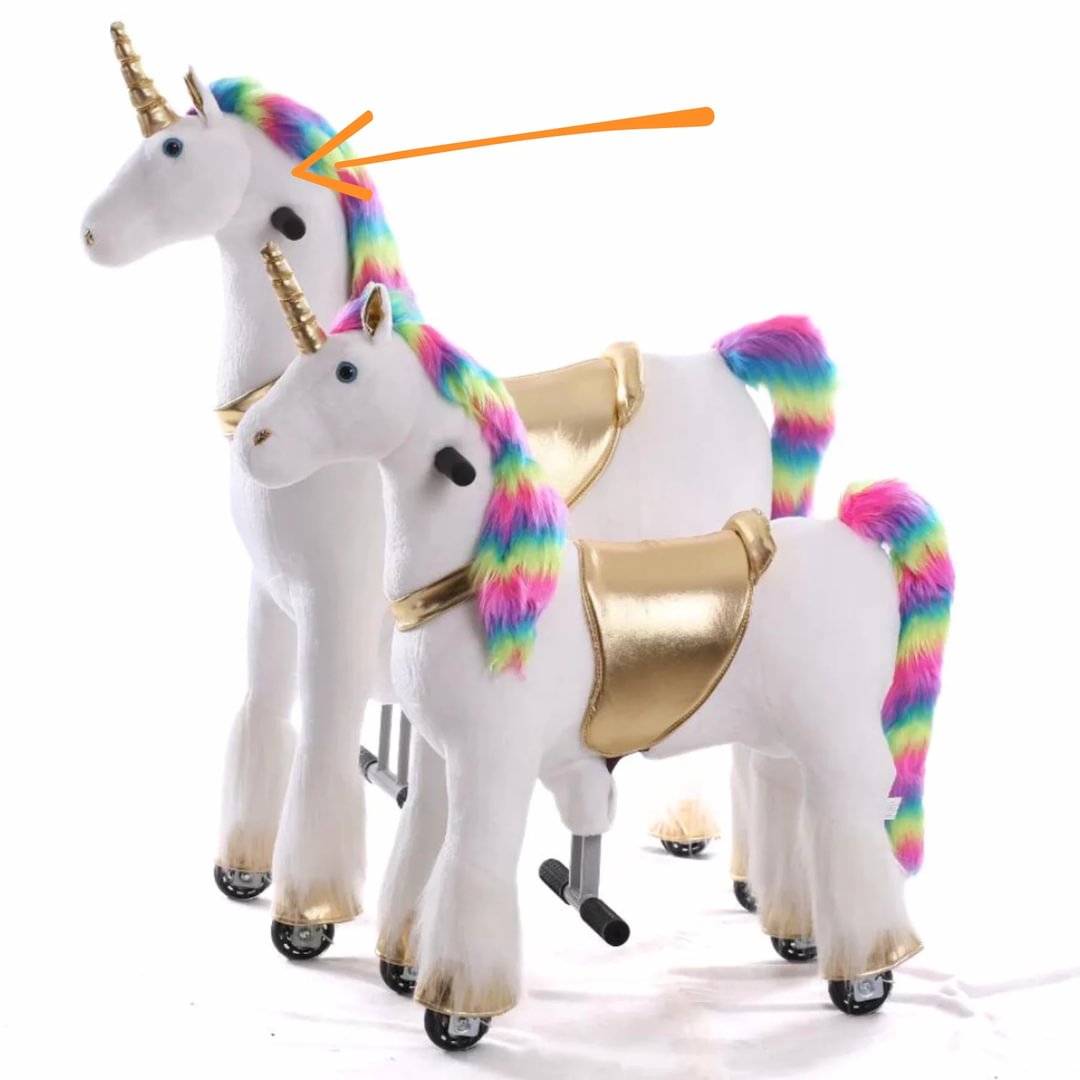 Unicornio de Montar para Niños (Grande) Blanco Berghoff toys