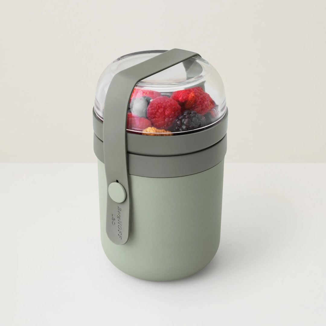 Dual lunch pot Sage