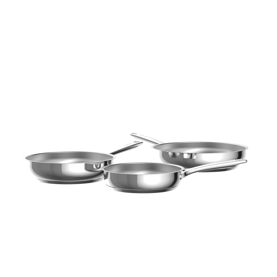 3-pc frying pan set Helix