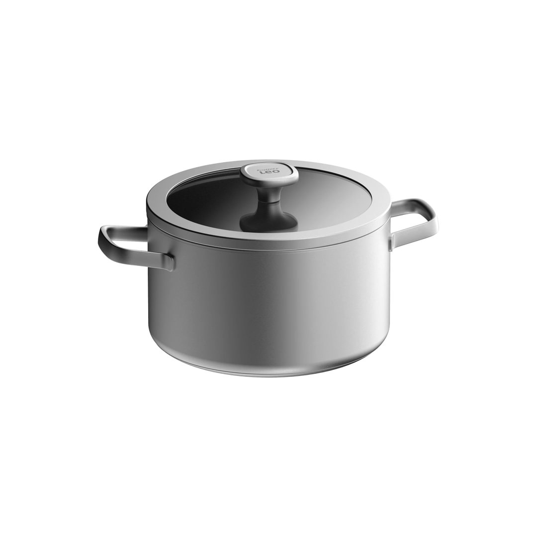 Covered stockpot Graphite 24cm