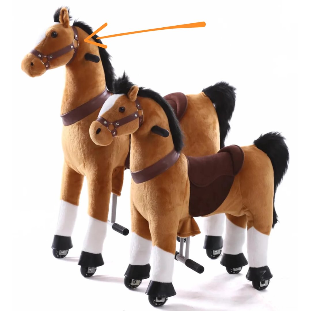 Ride-on Horse for Kids (Large) Brown Berghoff toys
