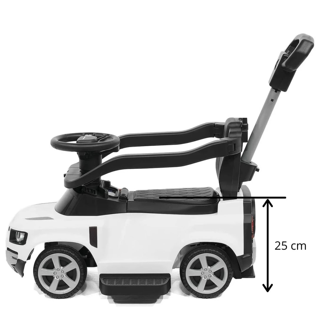 Land Rover Defender 90 Foot-to-Floor Car 2-in-1 - White