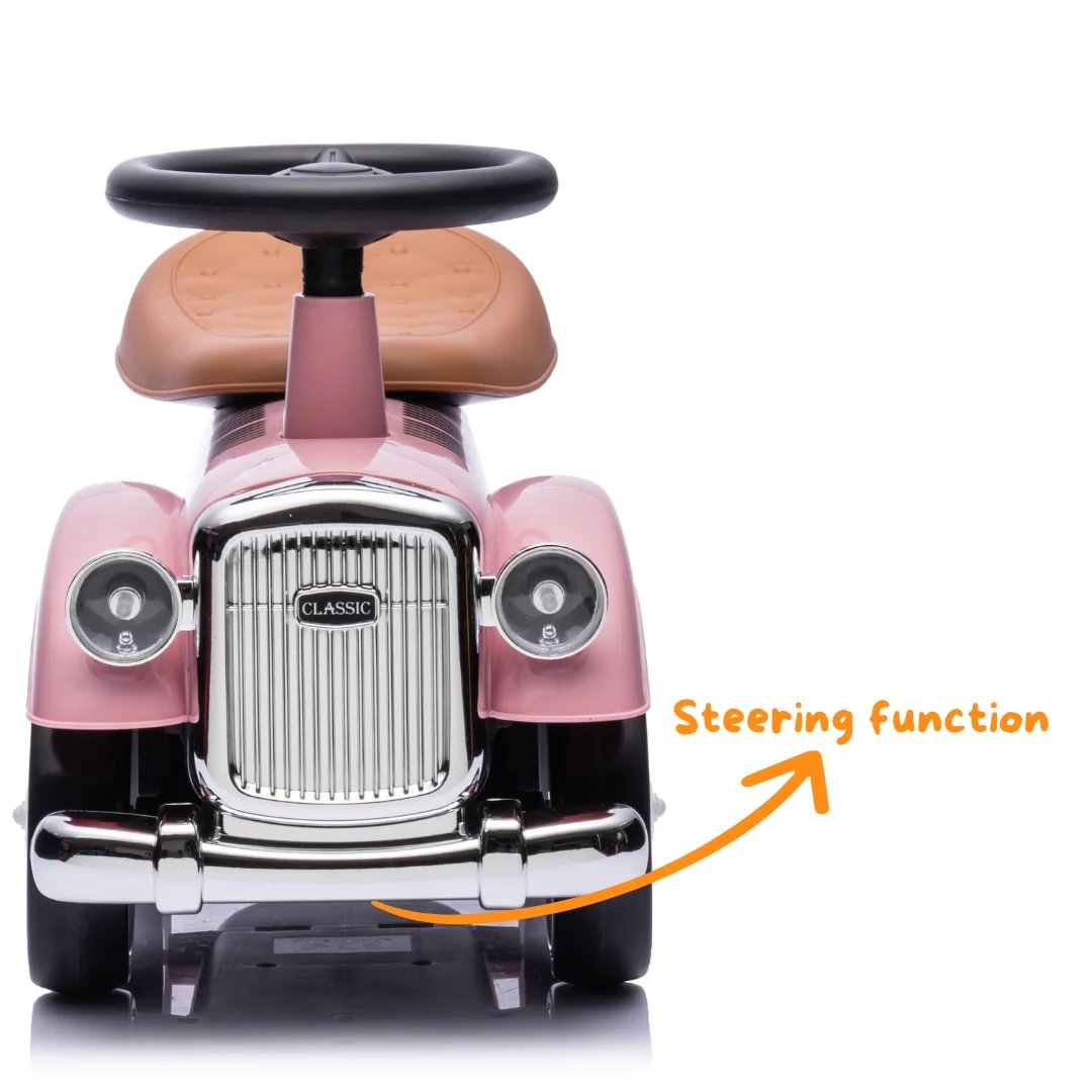 Classic 1930 Coche Correpasillos Rosa Berghoff toys