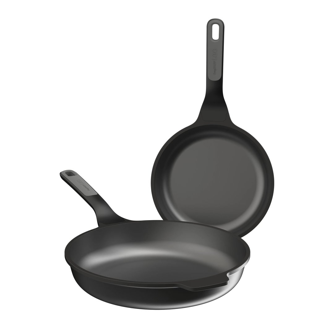 2-pc frying pan set non-stick Stone+