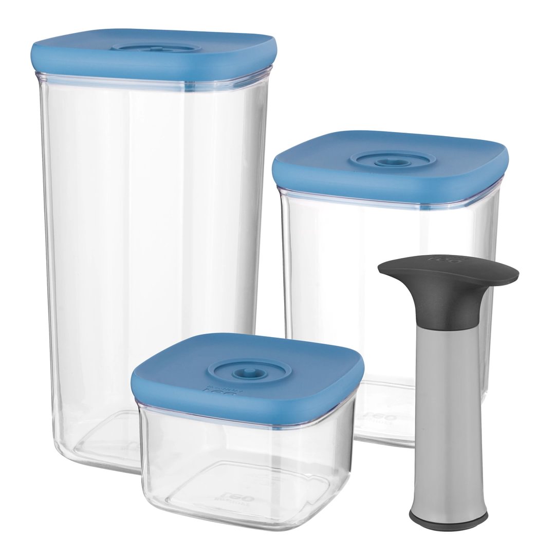 4-pc set vacuum food containers