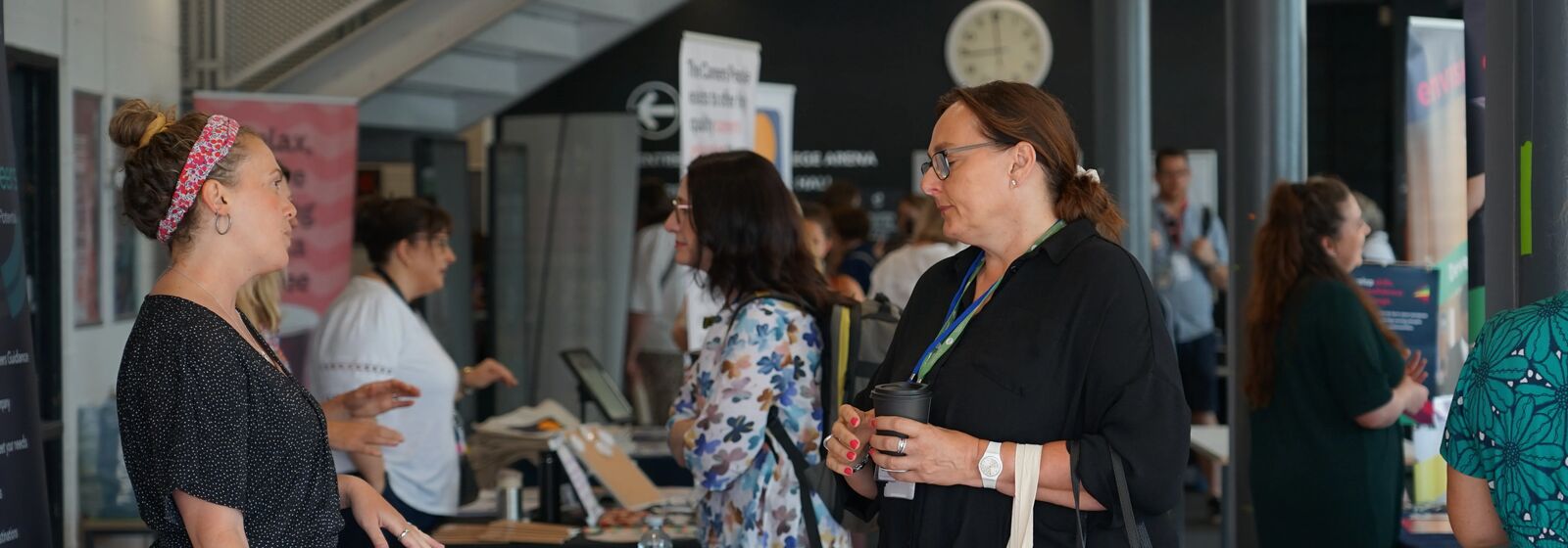 people at a conference
