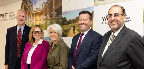 The new Mayor of the West of England and council leaders are pictured.