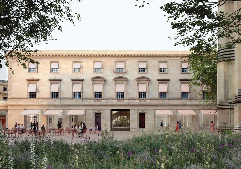 cgi view of fashion museum bath