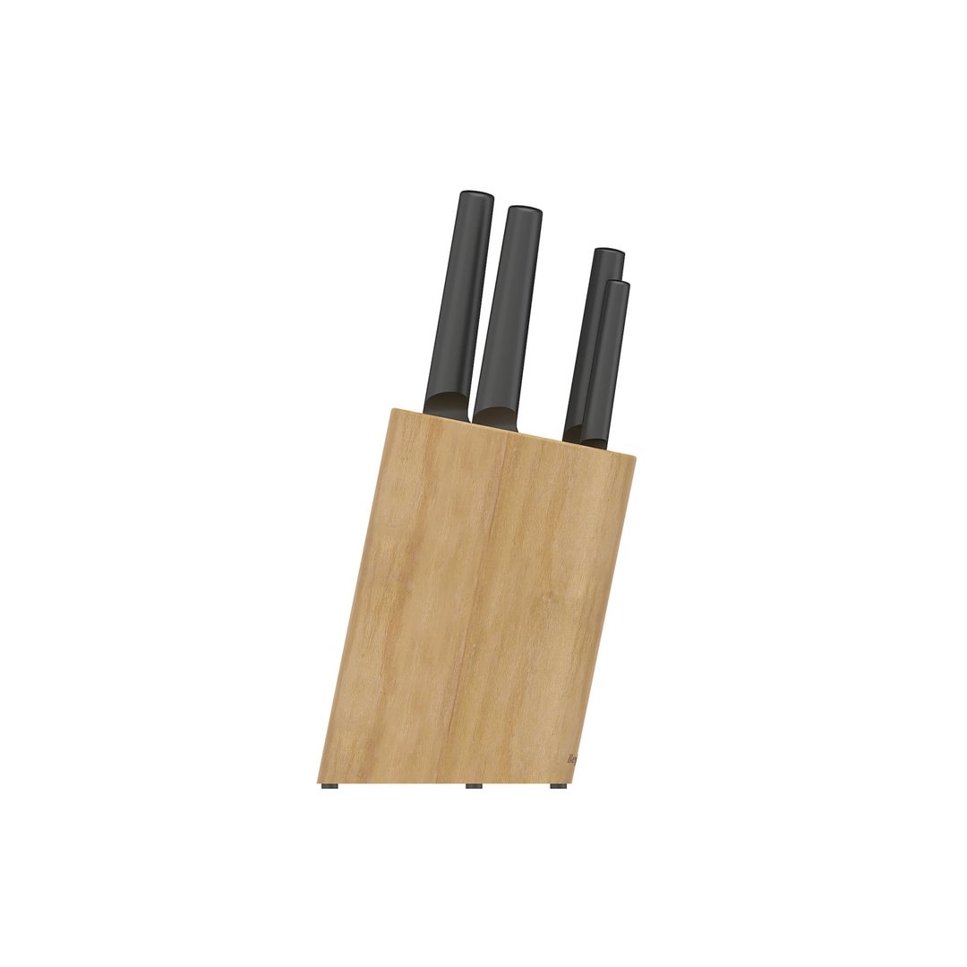 6-pc knife block set Boron
