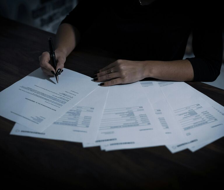 Paperwork signing