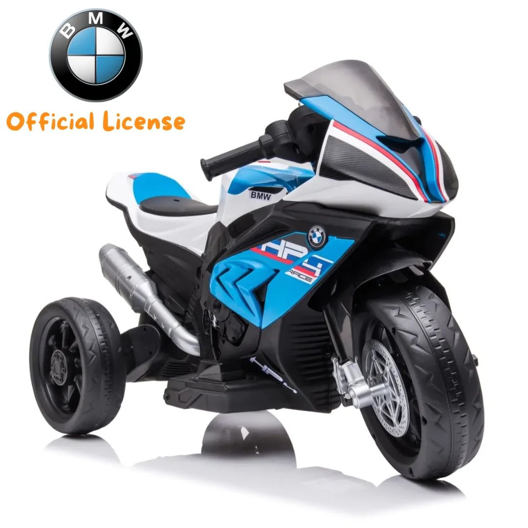 BMW HP4 Trike Ride-on Motorbike 6V Blue Berghoff toys