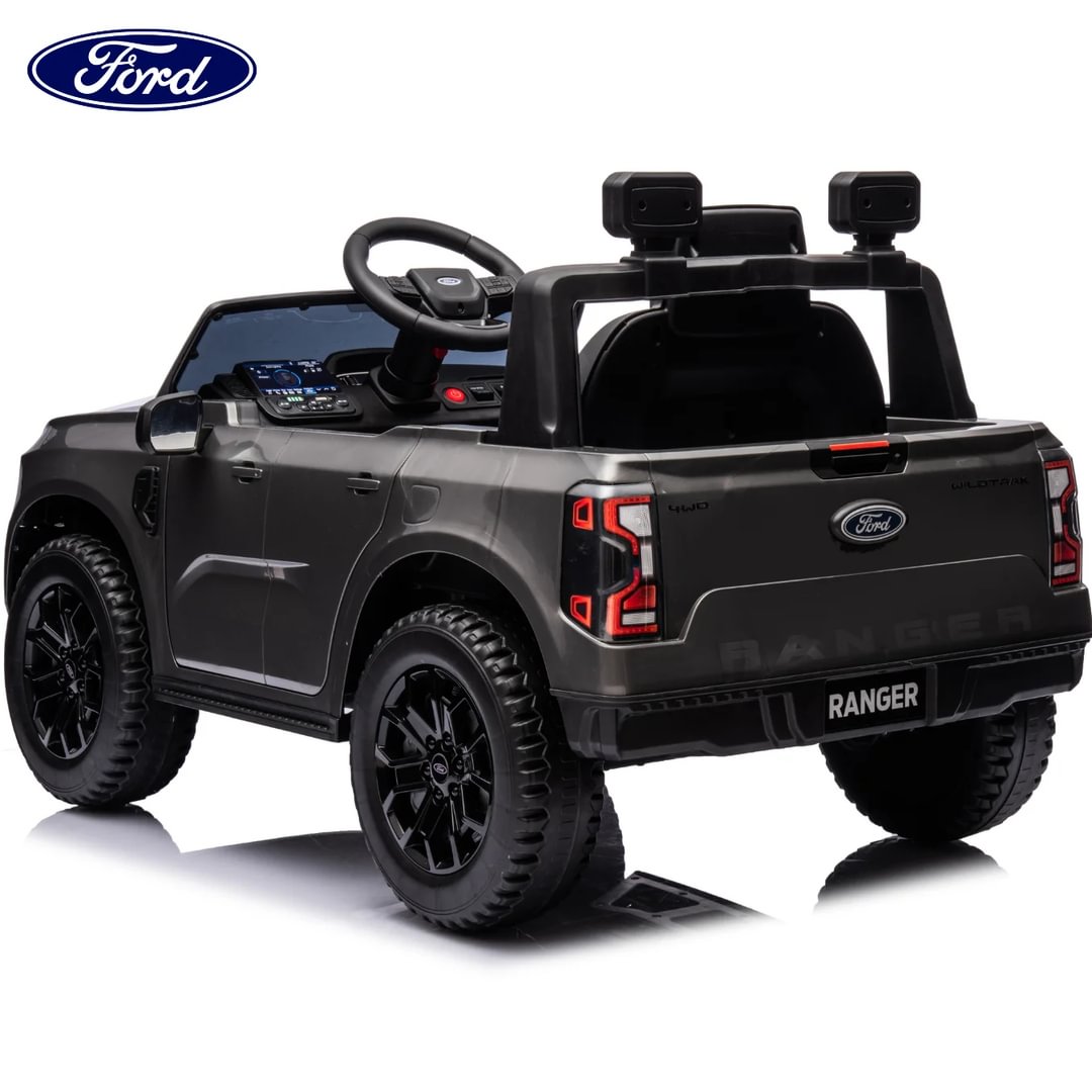 Ford Ranger Ride-on Electric Car 12V - Grey - Berghoff toys