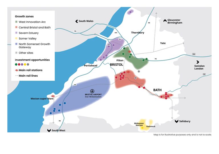 Map of investment hotspots