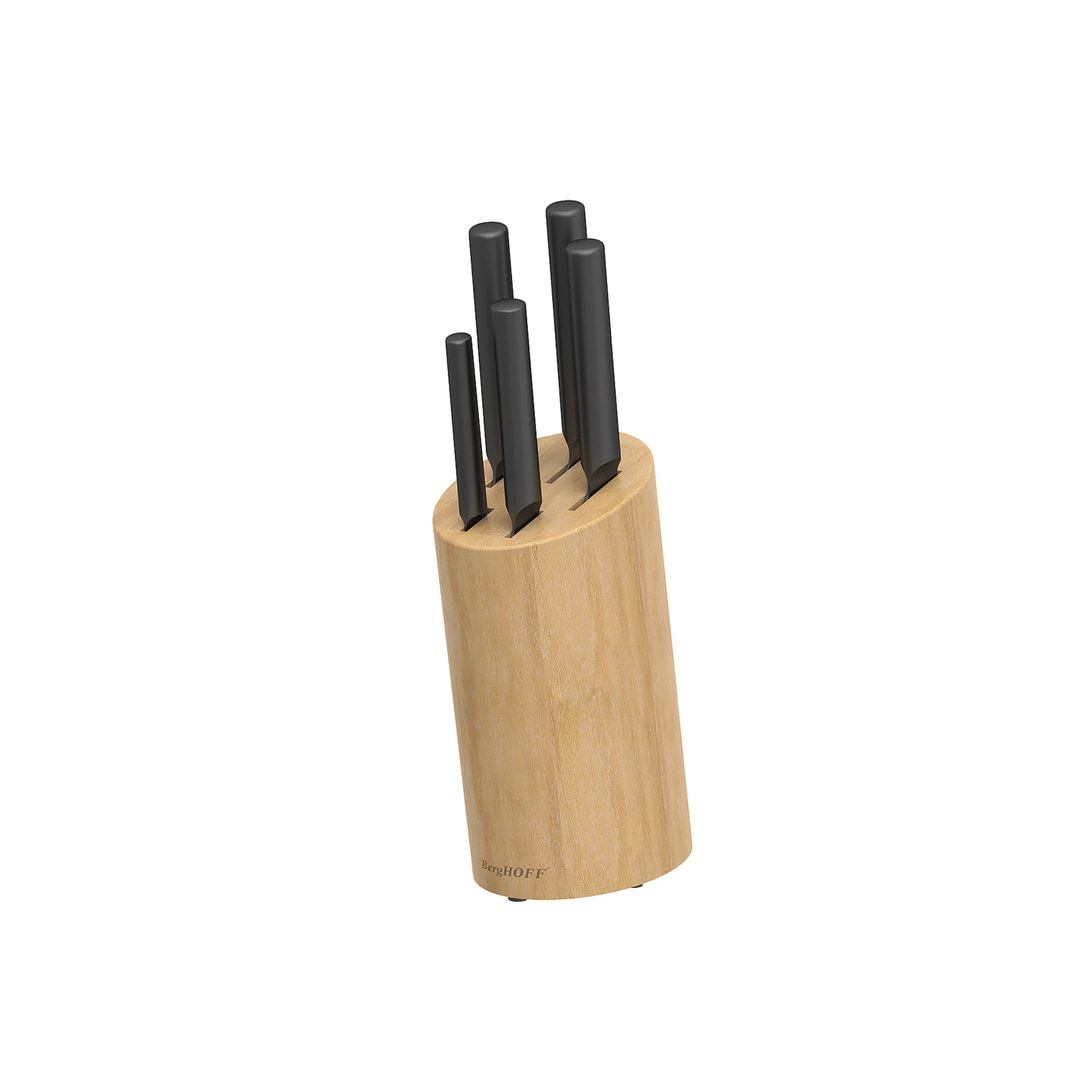 6-pc knife block set Boron