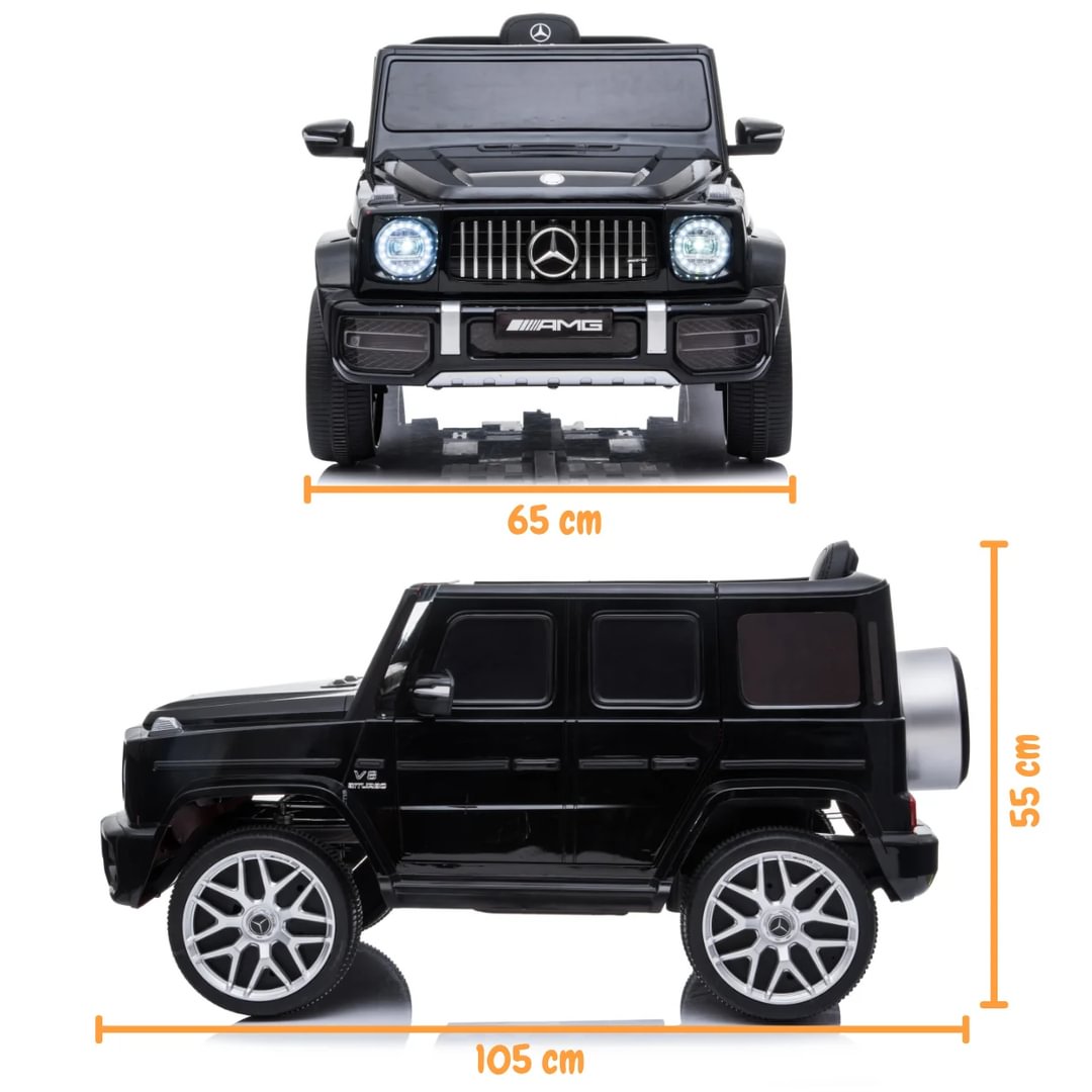 Mercedes G63 AMG Electric Kids Car 12V Black Berghoff toys