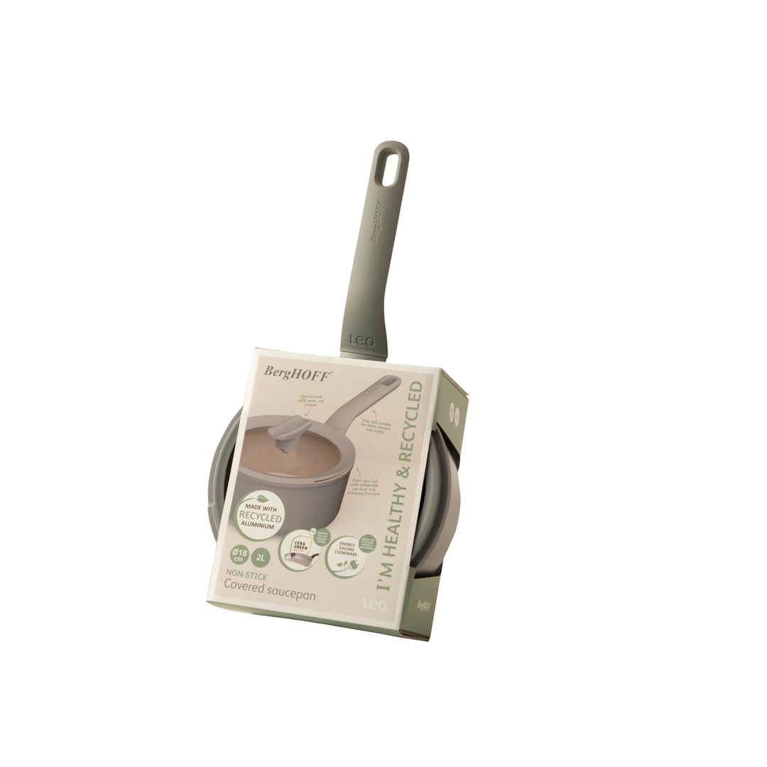 Covered saucepan non-stick Balance Moonmist 18cm