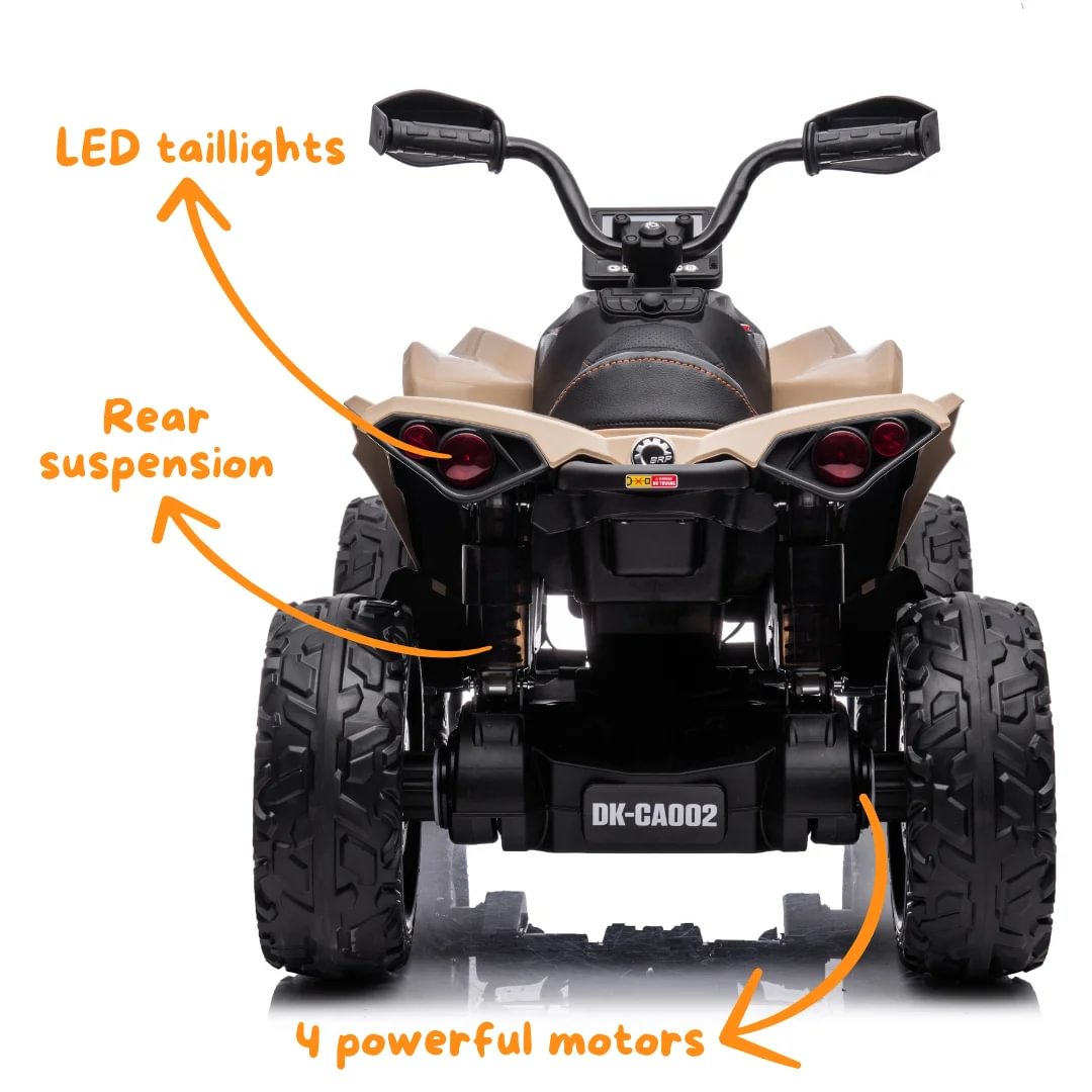 Can Am Renegade 850 Ride-on ATV 12V - Khaki - Berghoff toys