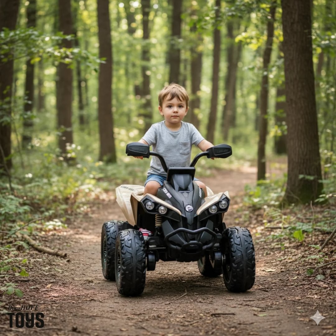 Can Am Renegade 850 Ride-on ATV 12V - Khaki - Berghoff toys