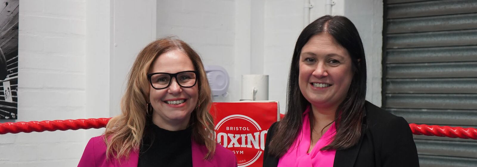 Mayor Helen Godwin with Culture Secretary Lisa Nandy