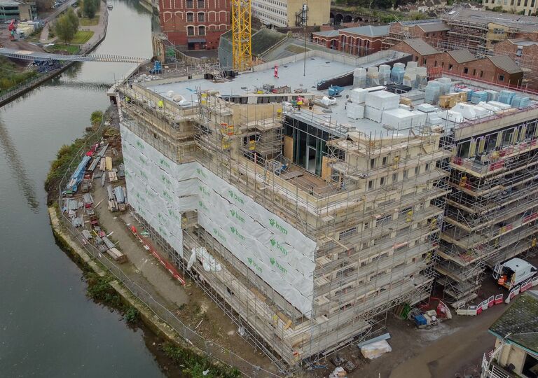 construction at bath quays south