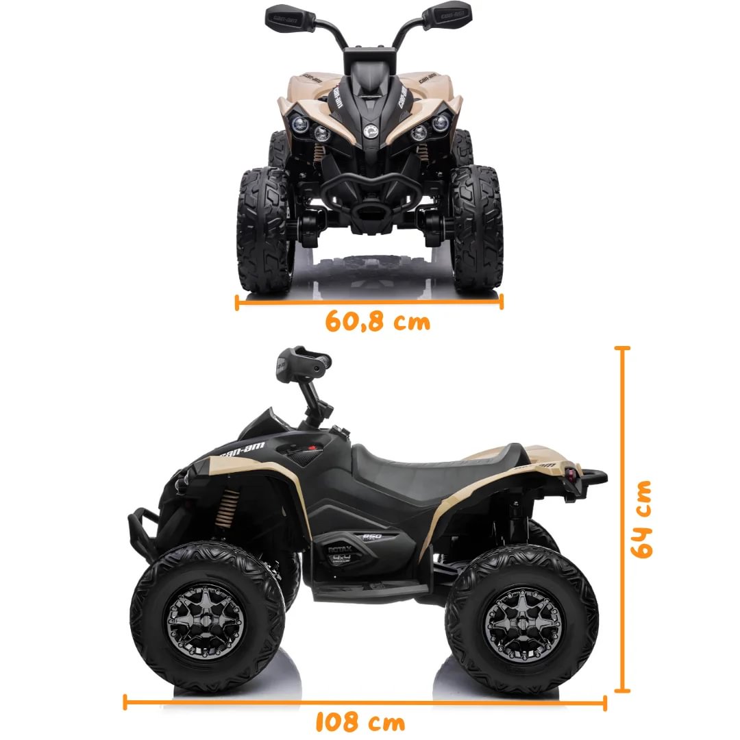 Can Am Renegade 850 Ride-on ATV 12V - Khaki - Berghoff toys