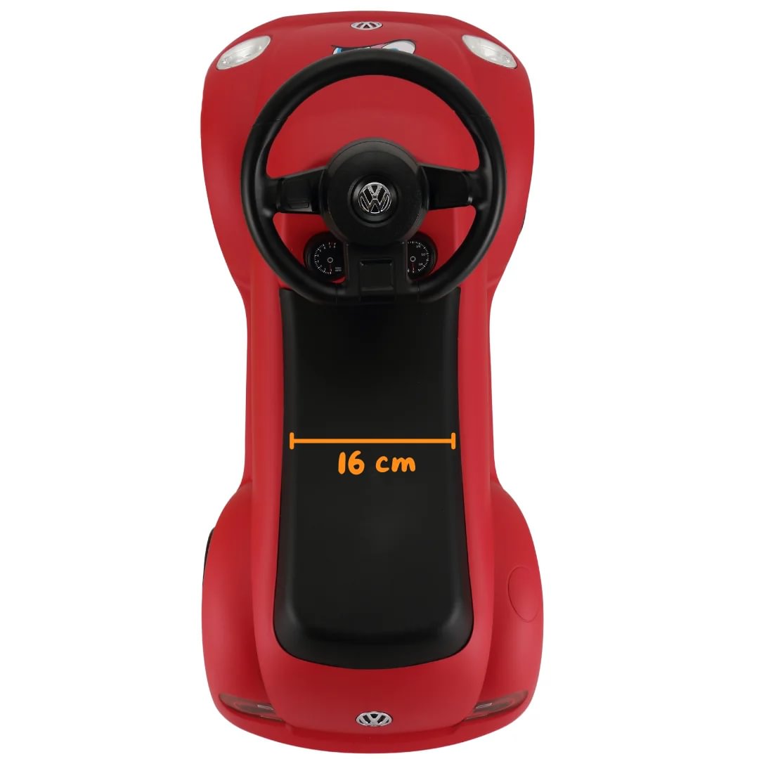 Volkswagen Beetle Foot-to-Floor Car - Red - Berghoff toys