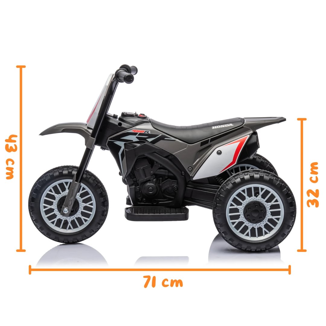 Honda CRF 450 Electric Ride-on Motorbike 6V Grey Berghoff toys