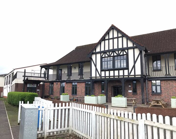 Outside of sports centre 