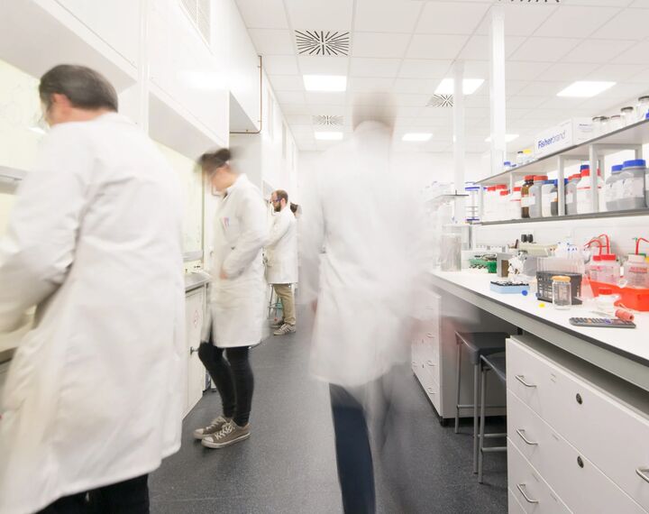Scientists in science lab