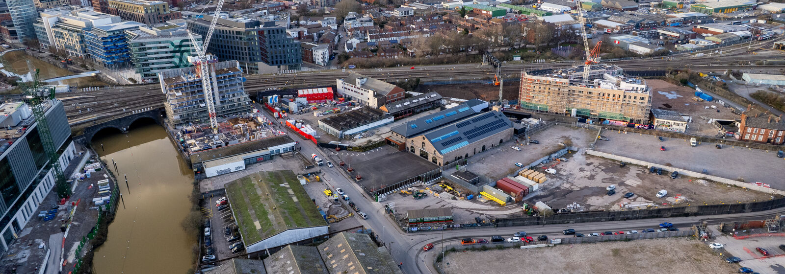 aerial view of Bristol Temple Quarter