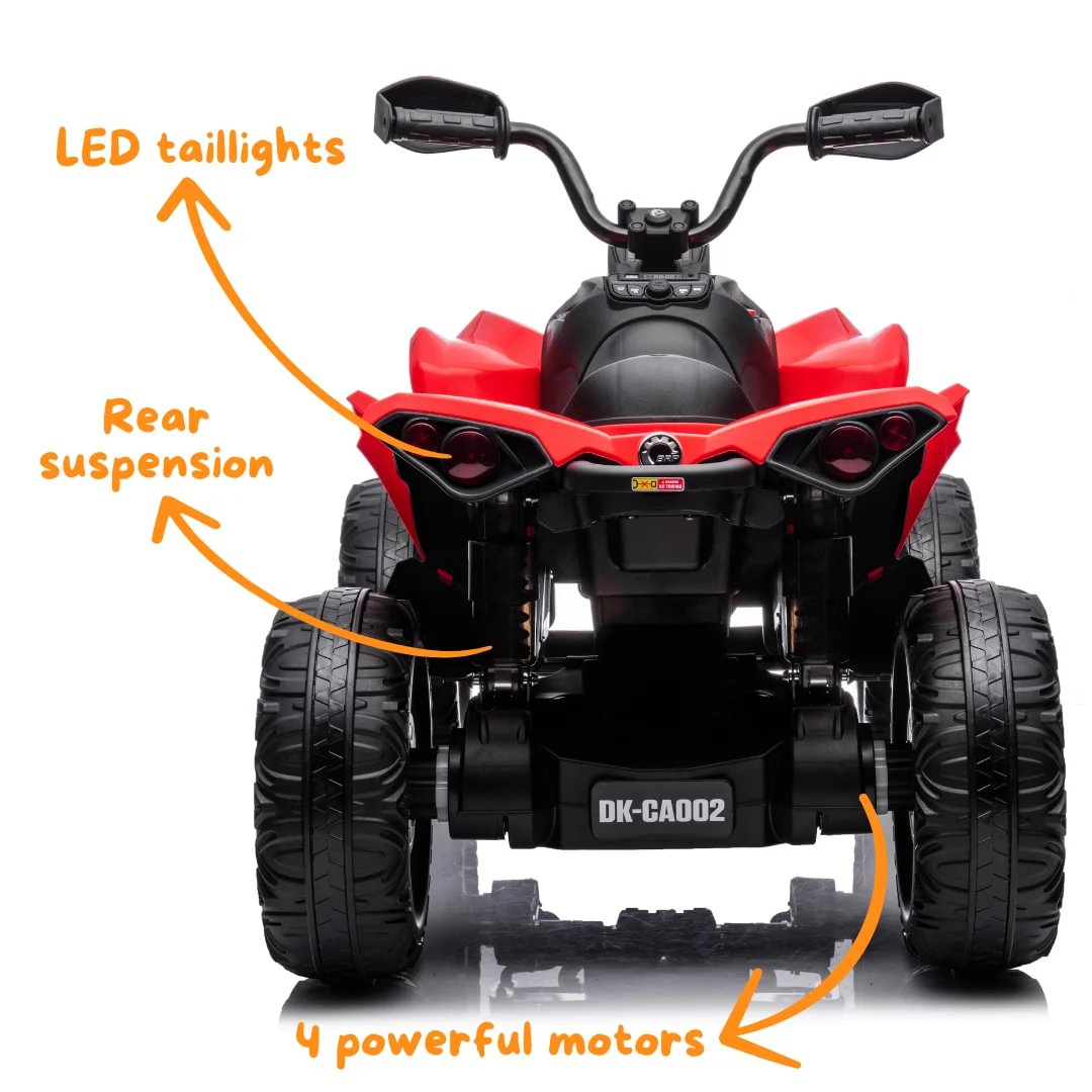 Can Am Renegade 850 Ride-on ATV 12V - Red - Berghoff toys