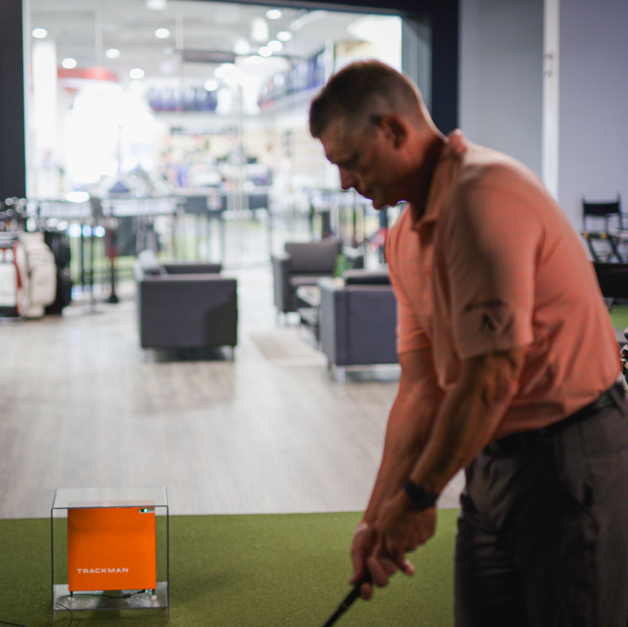 TrackMan fitting bay at 2nd Swing