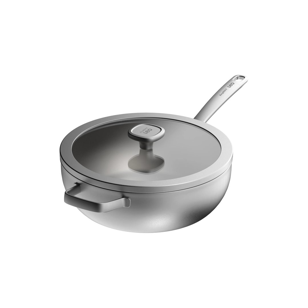 Covered wok Graphite 28cm