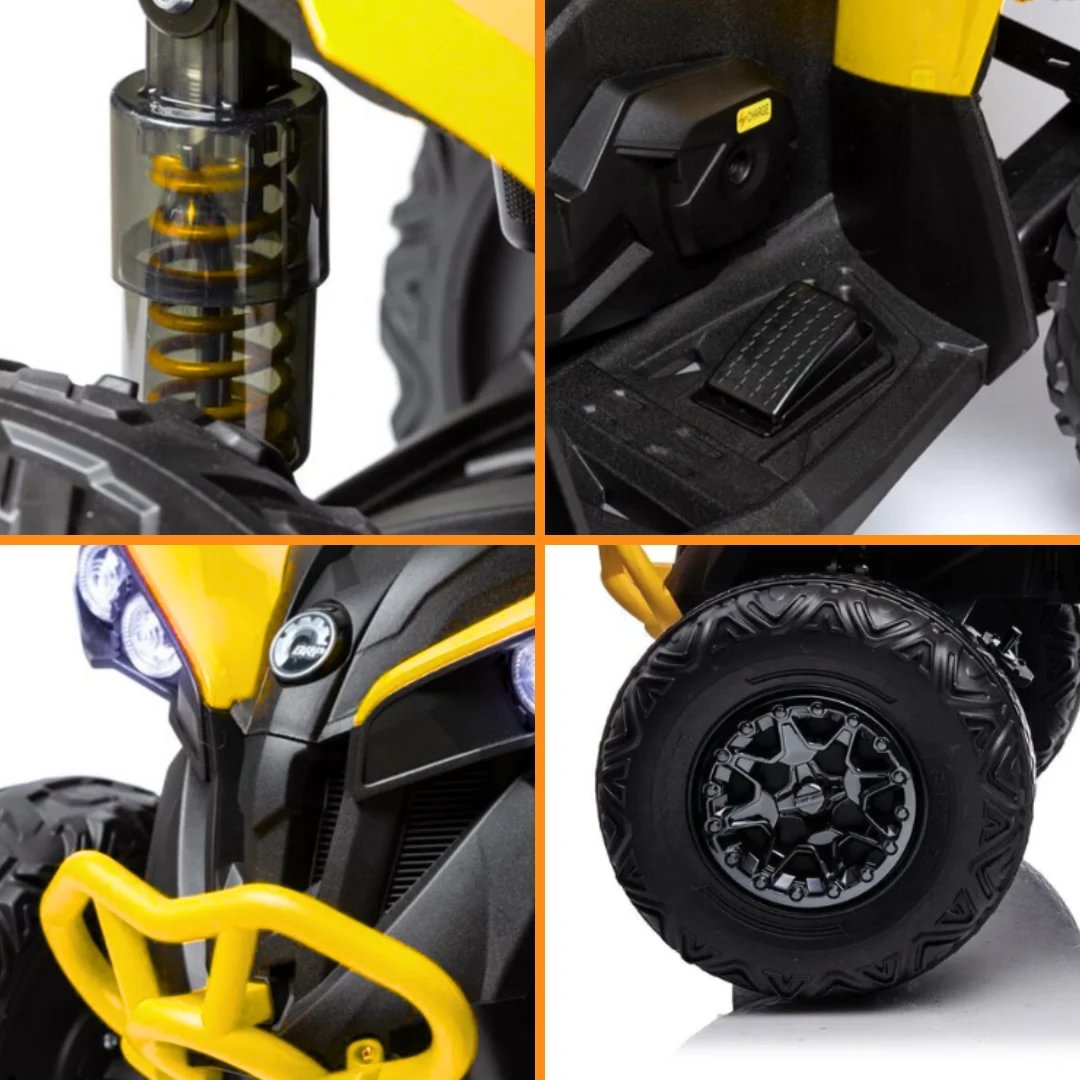 Can Am Renegade 850 Ride-on ATV 12V - Yellow - Berghoff toys