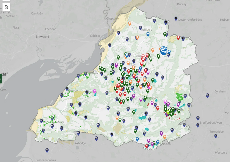action for nature map screengrab